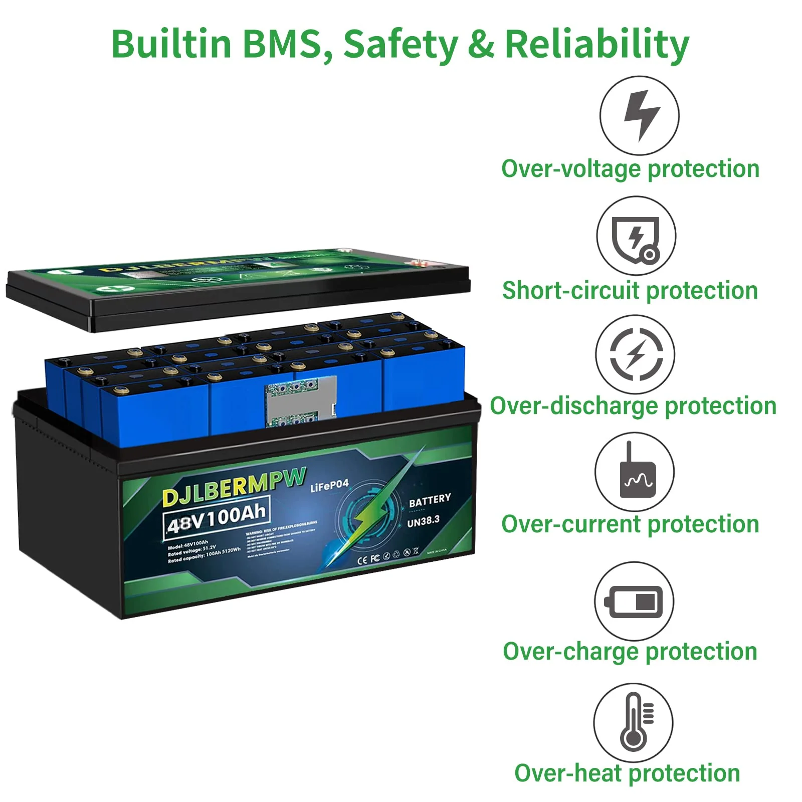 DJDC 48 V 100AH